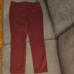 Stylish Burgundy Pants